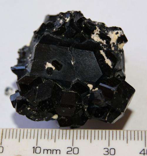 Tourmaline crystal cluster